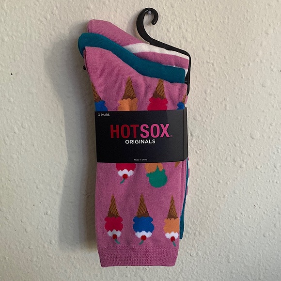 Hot Sox Accessories - 🧦 Hot Sox 3 Pairs “Ice Cream” Mix Bundle